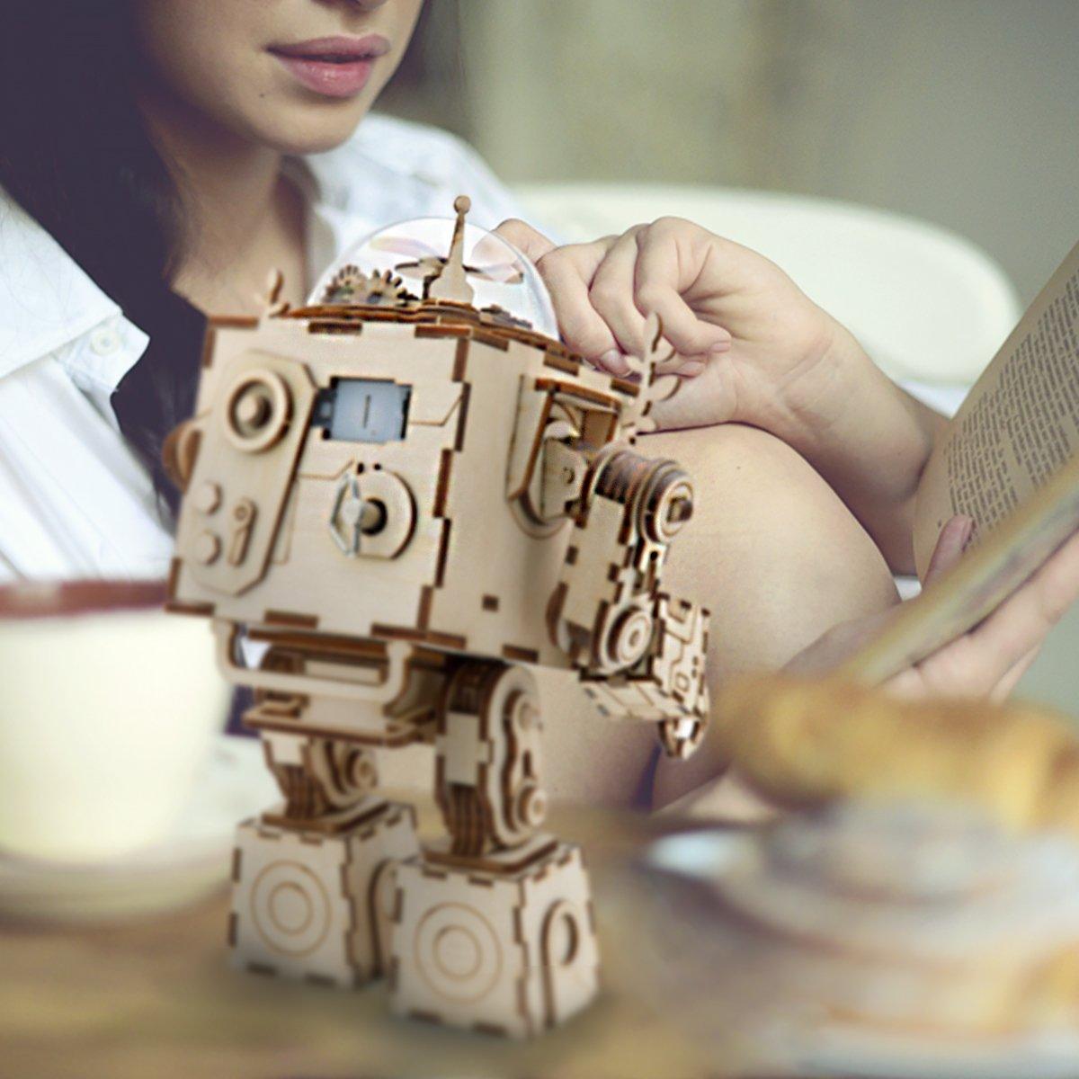 Diyion™ | Orpheus Illuminator - Steampunk Music Box with Light - Diyion