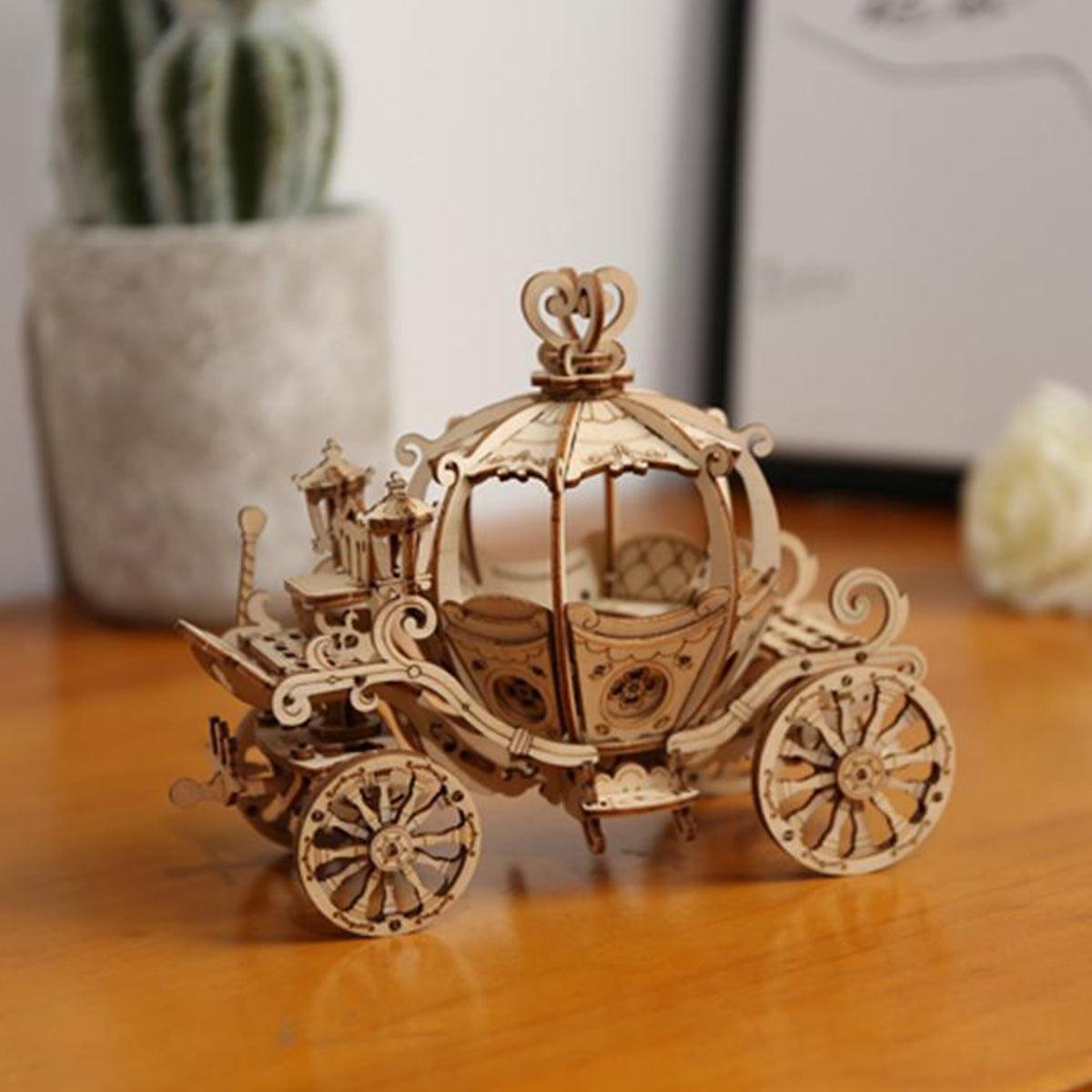 Diyion™ | Pumpkin Carriage 3D Wooden Puzzle - Diyion