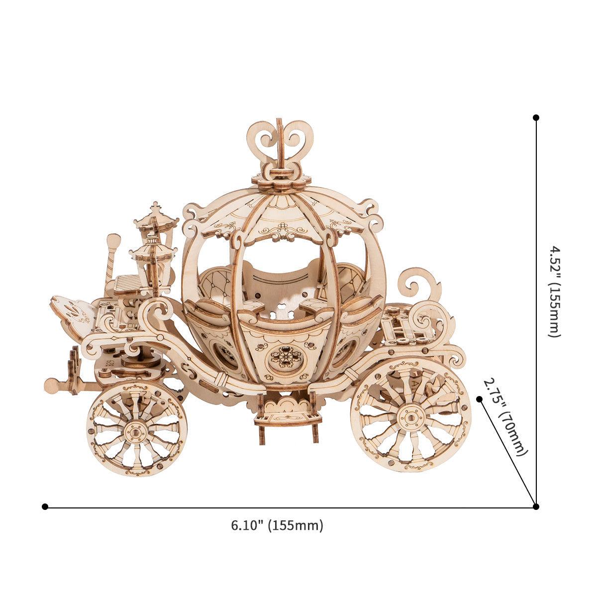 Diyion™ | Pumpkin Carriage 3D Wooden Puzzle - Diyion