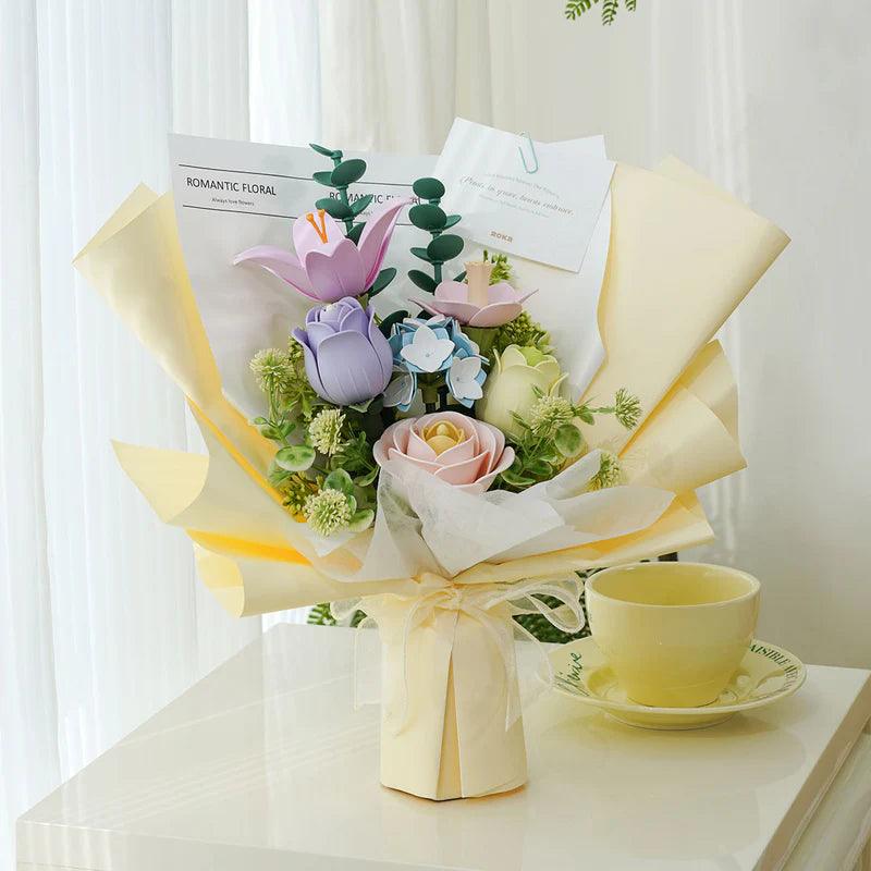 Diyion™ | Romantic Floral Bouquet Romantic Floral Bouquet DIY 3D Puzzle - Diyion