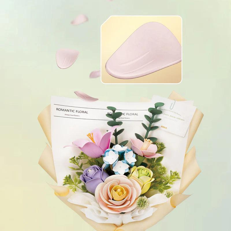 Diyion™ | Romantic Floral Bouquet Romantic Floral Bouquet DIY 3D Puzzle - Diyion