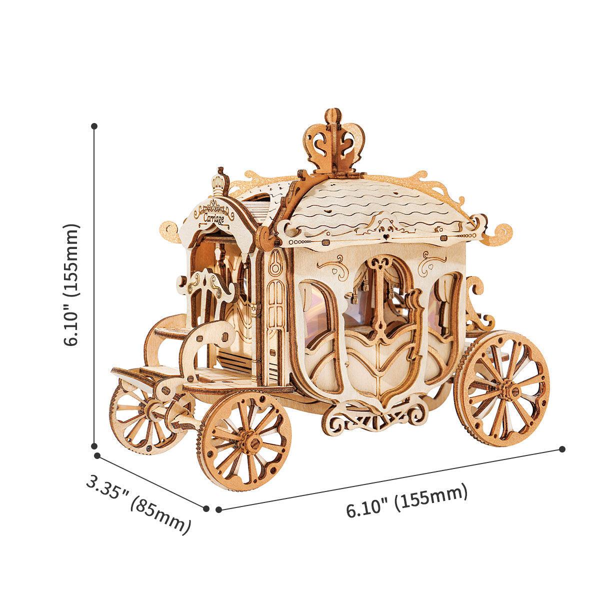 Diyion™ | Royal Carriage - Vintage 3D Wooden Model Kit - Diyion