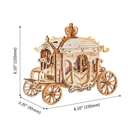 Diyion™ | Royal Carriage - Vintage 3D Wooden Model Kit - Diyion