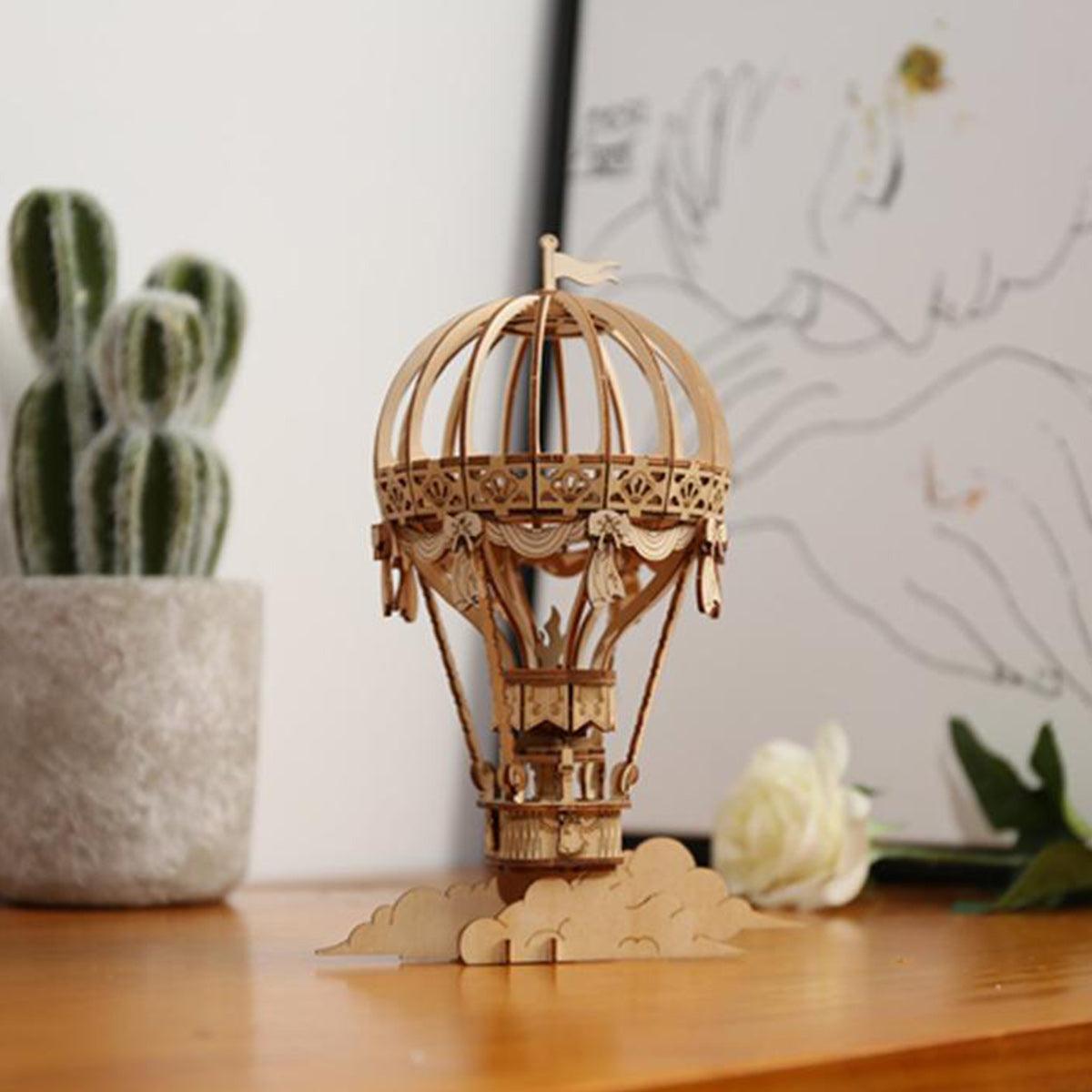 Diyion™ | Skyward Adventure - DIY Wooden Hot Air Balloon Kit - Diyion