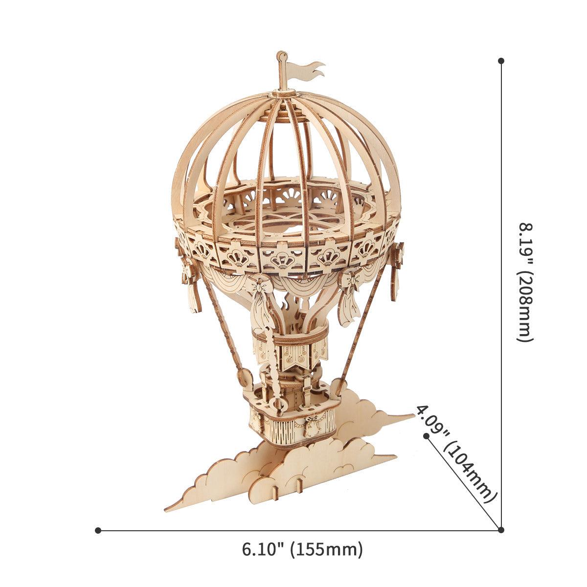 Diyion™ | Skyward Adventure - DIY Wooden Hot Air Balloon Kit - Diyion