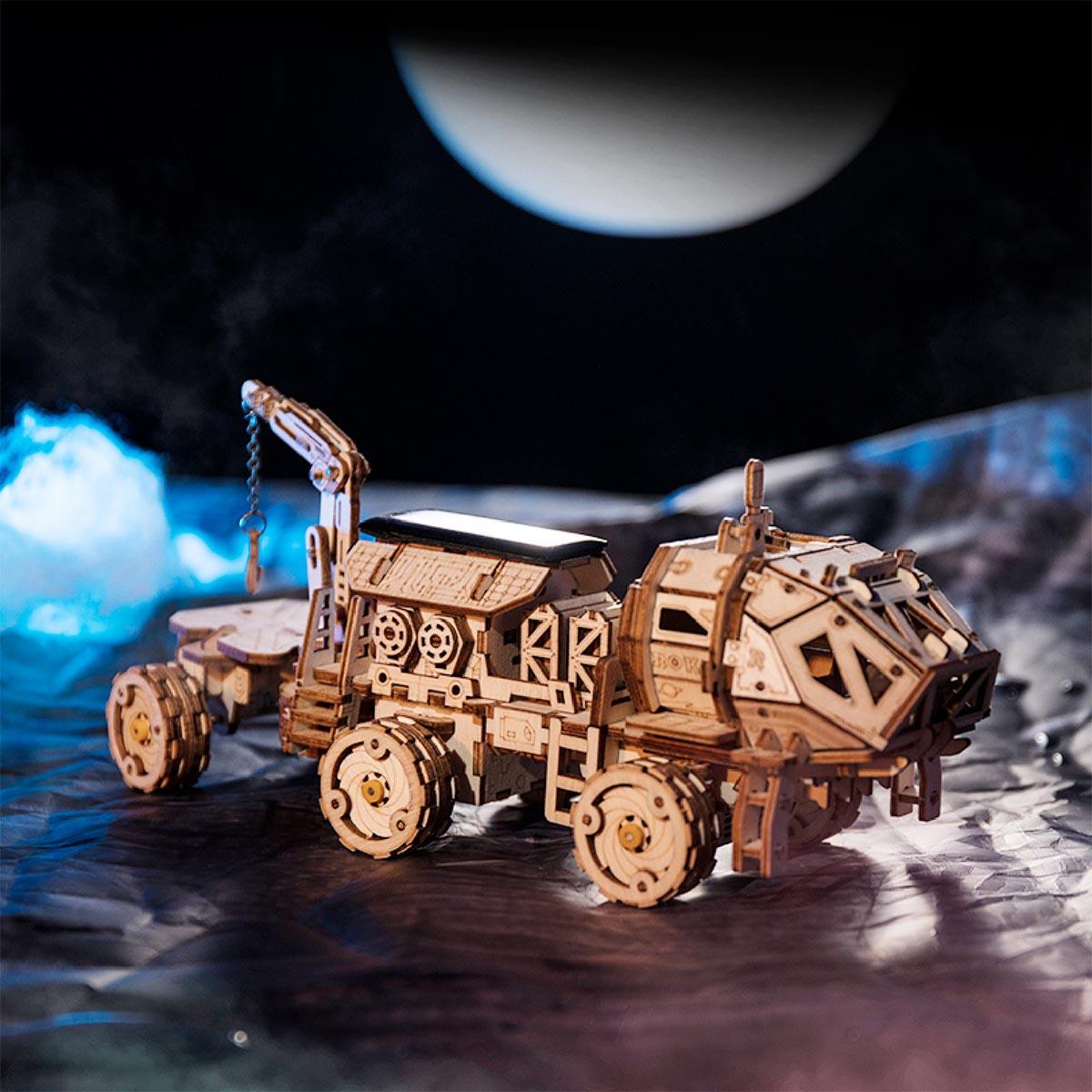 Diyion™ | Solar Explorer Rover - Educational STEM Wooden Model Kit - Diyion