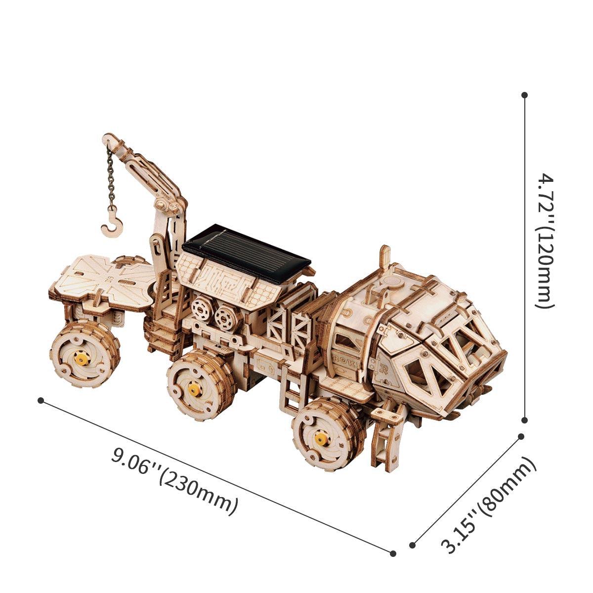 Diyion™ | Solar Explorer Rover - Educational STEM Wooden Model Kit - Diyion
