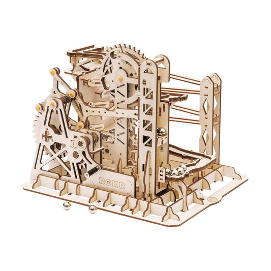 Diyion™ | Swingback Explorer - 3D Wooden Puzzle Marbel Run - Diyion