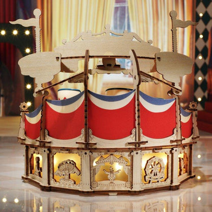 Diyion™ | Tilt-A-Whirl DIY Music Box 3D Wooden Puzzle - Diyion
