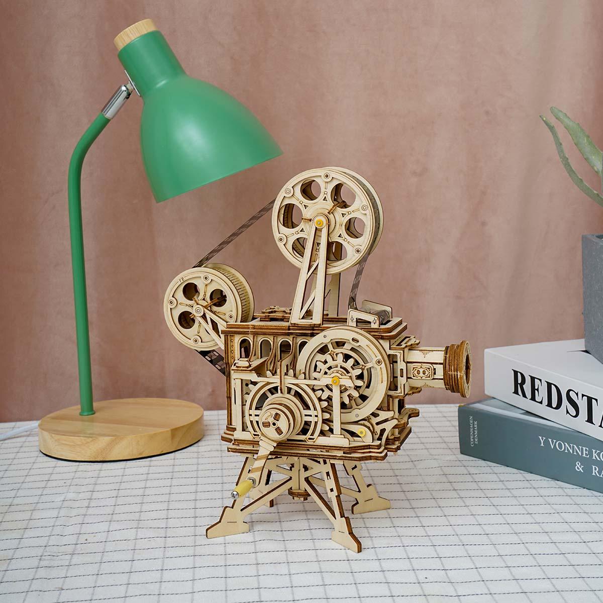 Diyion™ | Vintage Vitascope - DIY Wooden Movie Projector - Diyion