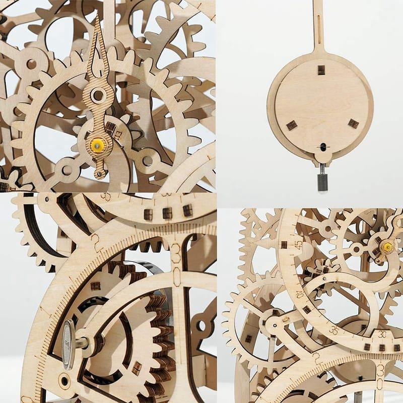 Diyion™ | Temporal Craftsman Functional Wooden Pendulum Clock Kit - Diyion