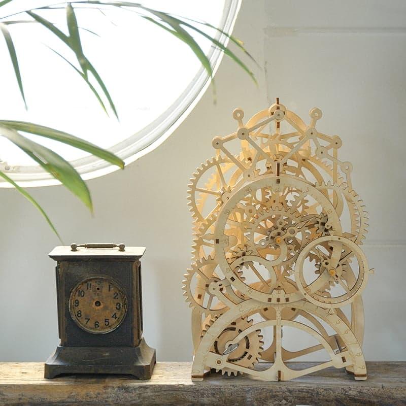 Diyion™ | Temporal Craftsman Functional Wooden Pendulum Clock Kit - Diyion