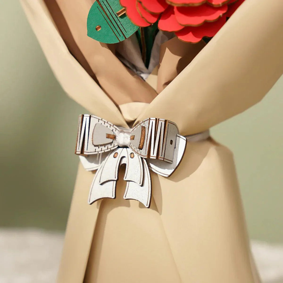 Diyion™ | Eternal Bloom 3D Wooden Puzzle Bouquet - Diyion