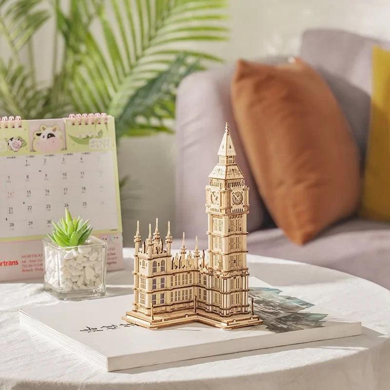 Diyion™ | Illuminated Tower Bridge 3D Wooden Puzzle - Diyion
