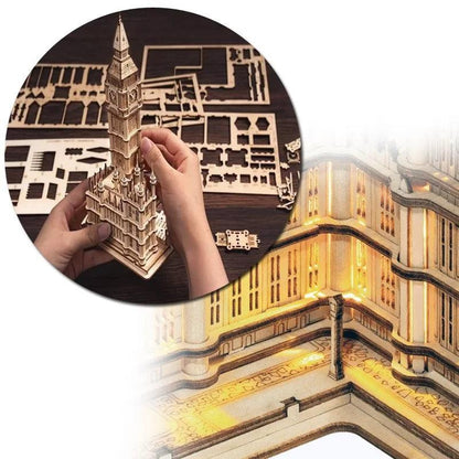 Diyion™ | Illuminated Tower Bridge 3D Wooden Puzzle - Diyion