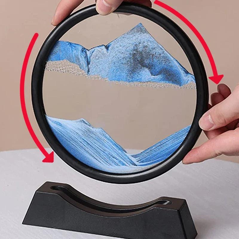 Diyion™ | Tranquility Flow - 3D Rotating Sand Art - Diyion