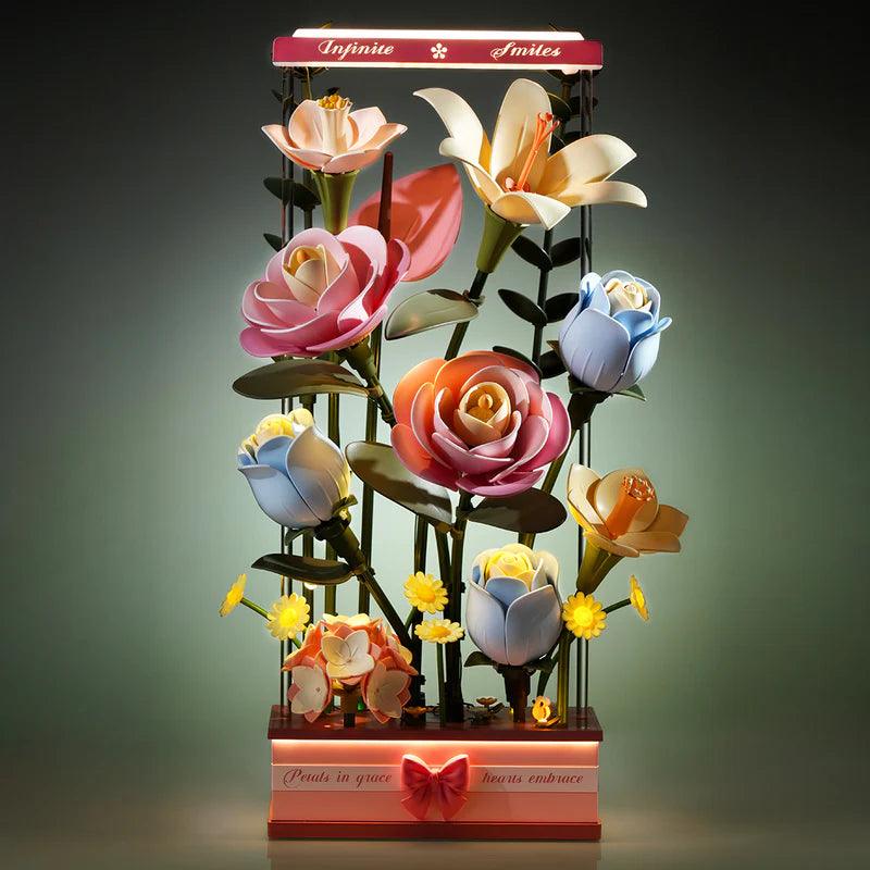 Diyion™ | Botanical Motion Theater - A Living Bouquet Puzzle - Diyion