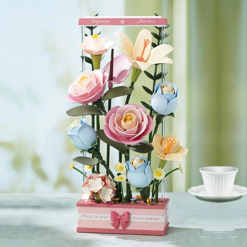 Diyion™ | Botanical Motion Theater - A Living Bouquet Puzzle - Diyion