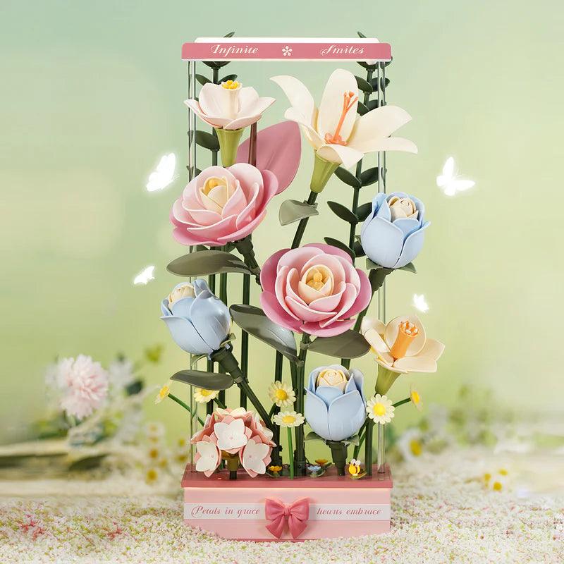 Diyion™ | Botanical Motion Theater - A Living Bouquet Puzzle - Diyion