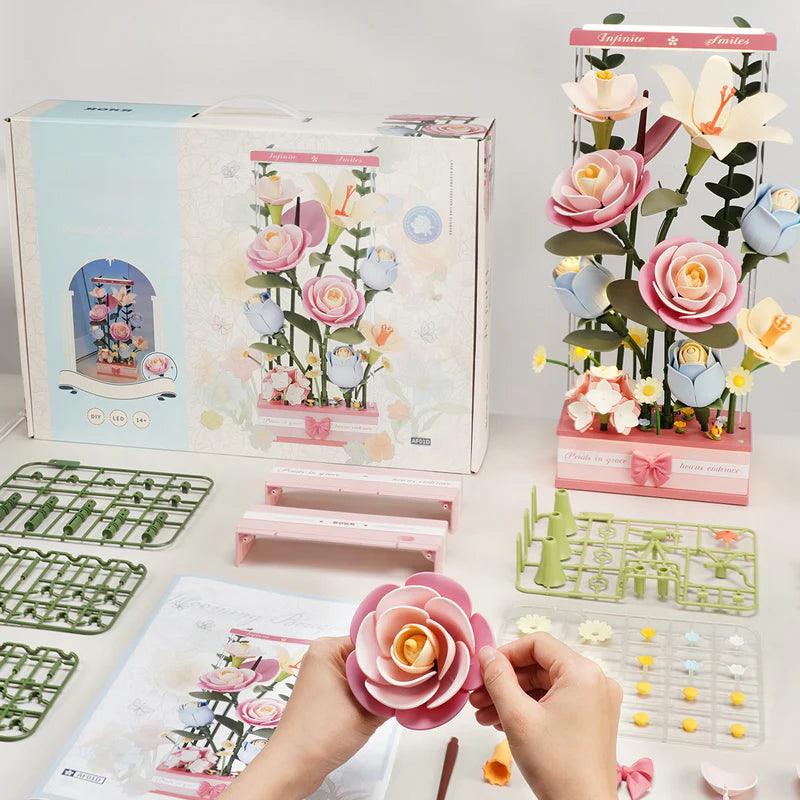 Diyion™ | Botanical Motion Theater - A Living Bouquet Puzzle - Diyion