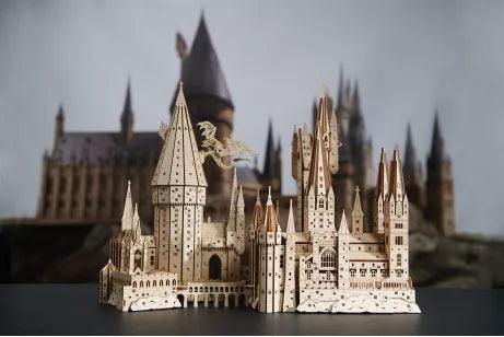 Diyion™ | Hogwarts Magical Castle 3D Wooden Puzzle Kit - Diyion