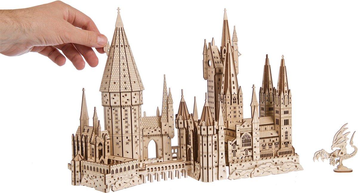 Diyion™ | Hogwarts Magical Castle 3D Wooden Puzzle Kit - Diyion