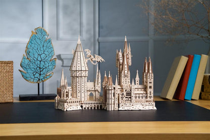 Diyion™ | Hogwarts Magical Castle 3D Wooden Puzzle Kit - Diyion