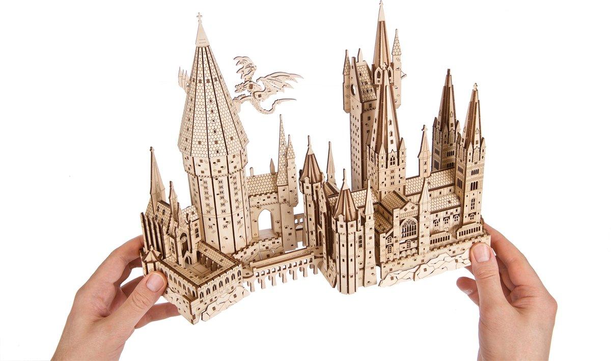 Diyion™ | Hogwarts Magical Castle 3D Wooden Puzzle Kit - Diyion