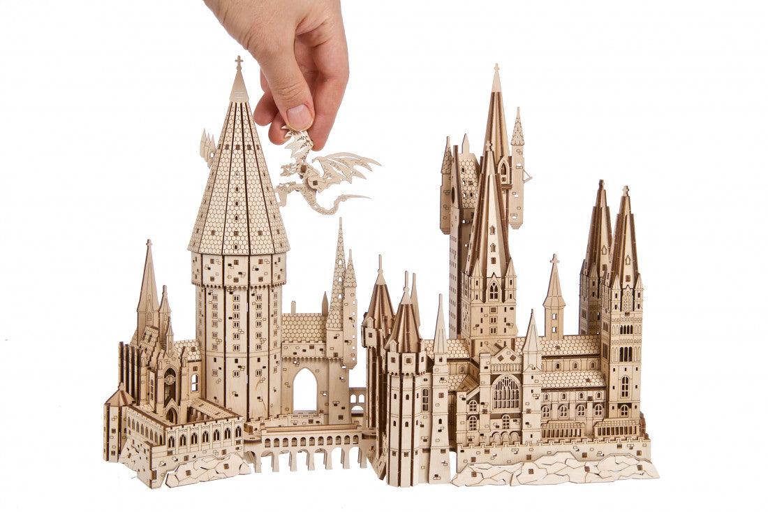 Diyion™ | Hogwarts Magical Castle 3D Wooden Puzzle Kit - Diyion