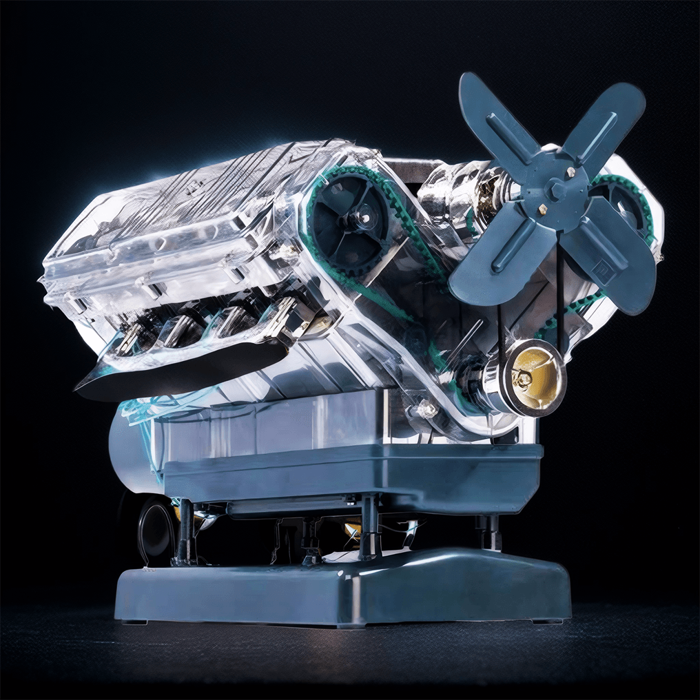 Diyion™ | DIY Mini V8 Engine Model Kit Working Miniature Motor - Diyion