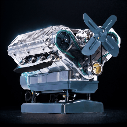 Diyion™ | DIY Mini V8 Engine Model Kit Working Miniature Motor - Diyion