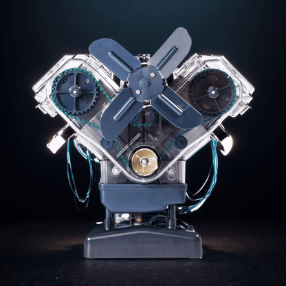 Diyion™ | DIY Mini V8 Engine Model Kit Working Miniature Motor - Diyion