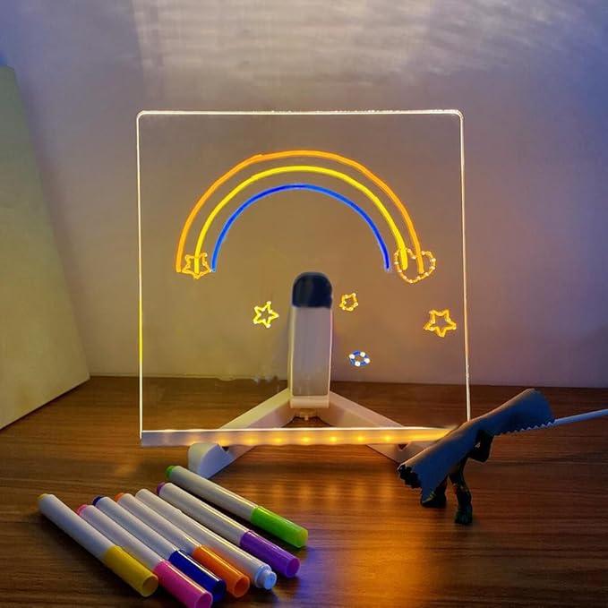 Diyion™ | Personalized LED Erasable Acrylic Lamp for Kids - Diyion