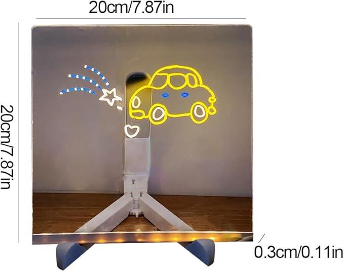 Diyion™ | Personalized LED Erasable Acrylic Lamp for Kids - Diyion
