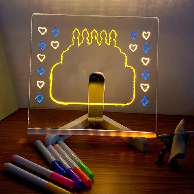 Diyion™ | Personalized LED Erasable Acrylic Lamp for Kids - Diyion