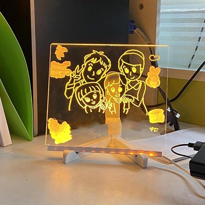 Diyion™ | Personalized LED Erasable Acrylic Lamp for Kids - Diyion