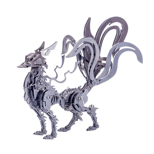 Diyion™ | DIY 3D Metal Mechanical Nine-tailed Fox Puzzle Model Kit Assembly - Diyion