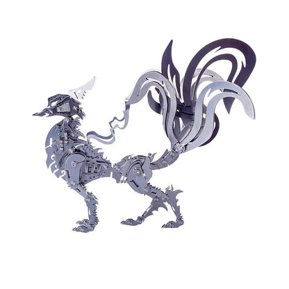 Diyion™ | DIY 3D Metal Mechanical Nine-tailed Fox Puzzle Model Kit Assembly - Diyion