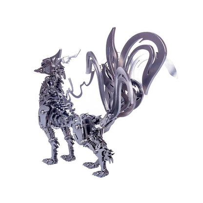 Diyion™ | DIY 3D Metal Mechanical Nine-tailed Fox Puzzle Model Kit Assembly - Diyion