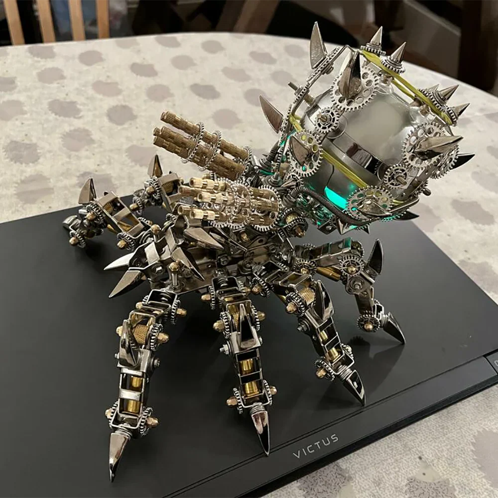 Diyion™ | DIY 3D Metal Tarantula with Black Speaker Puzzle Model Kit 1000+PCS - Diyion
