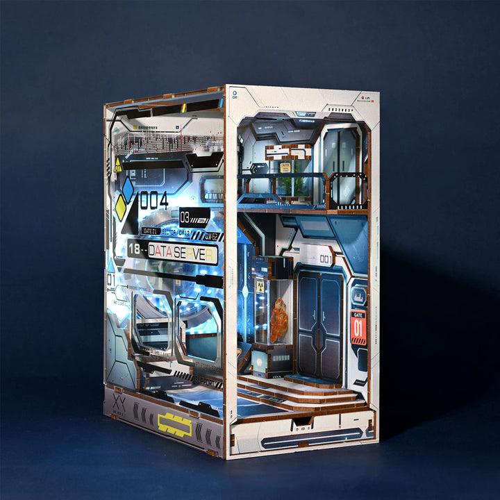 Diyion™ | Alien Hub Wooden Puzzle Book Nook Kit - Diyion