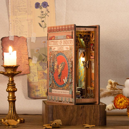 Diyion™ | DIY Booknook Kit (Butterfly of the Unknow Lands) - Diyion