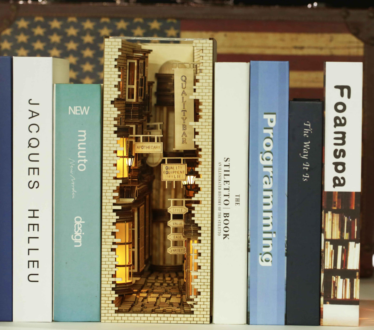 Diyion™ | DIY Booknook Kit (Mysterious Ancient Street) - Diyion