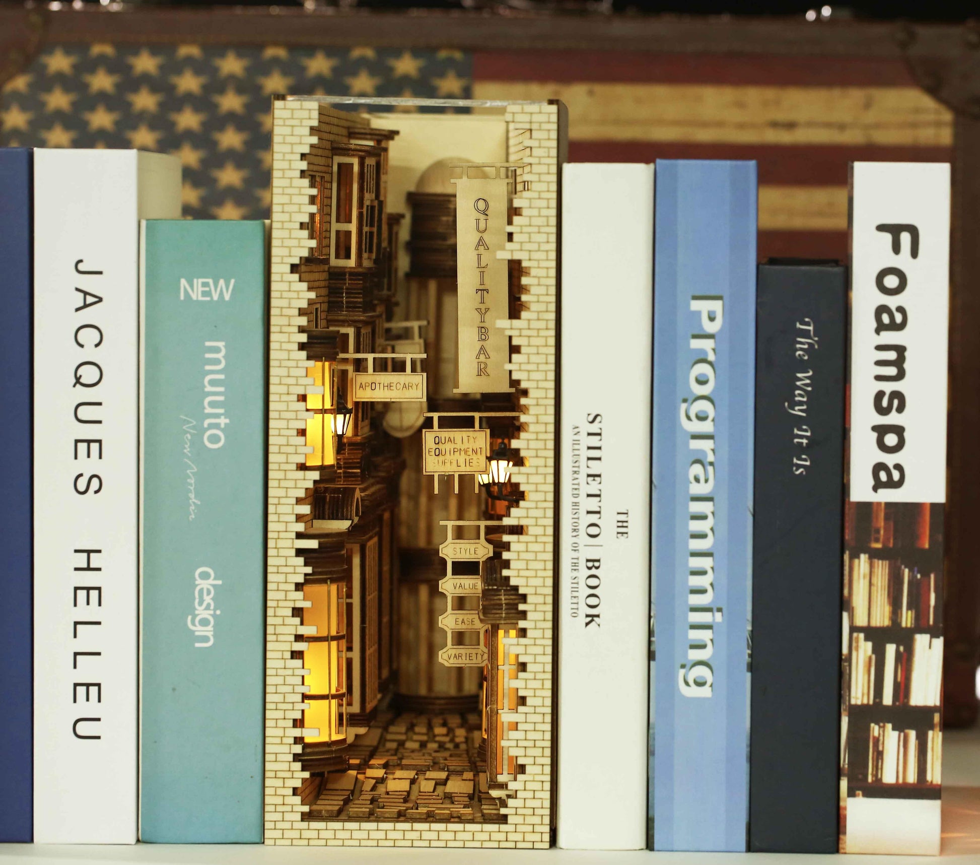Diyion™ | DIY Booknook Kit (Mysterious Ancient Street) - Diyion