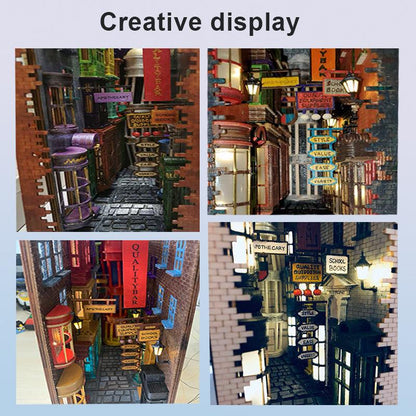 Diyion™ | DIY Booknook Kit (Mysterious Ancient Street) - Diyion