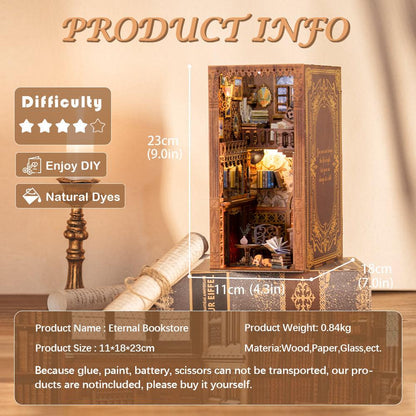 Diyion™ | DIY Booknook Kit (Eternal Bookstore) - Diyion
