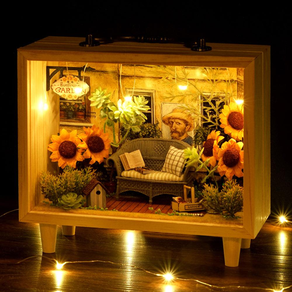 Diyion™ | DIY Dollhouse Kit (Small wooden box) - Diyion