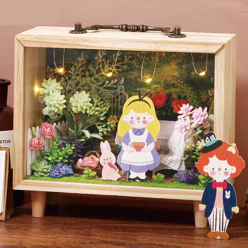 Diyion™ | DIY Dollhouse Kit (Small wooden box) - Diyion