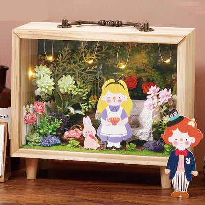 Diyion™ | DIY Dollhouse Kit (Small wooden box) - Diyion