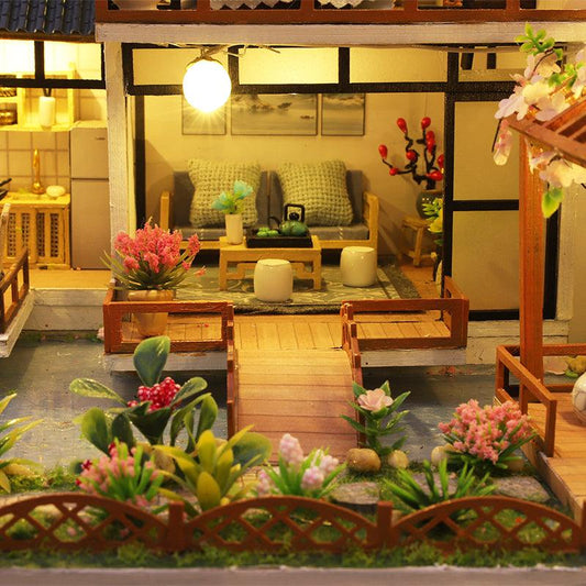 Diyion™ | DIY Dollhouse Kit (Bamboo Courtyard ) - Diyion